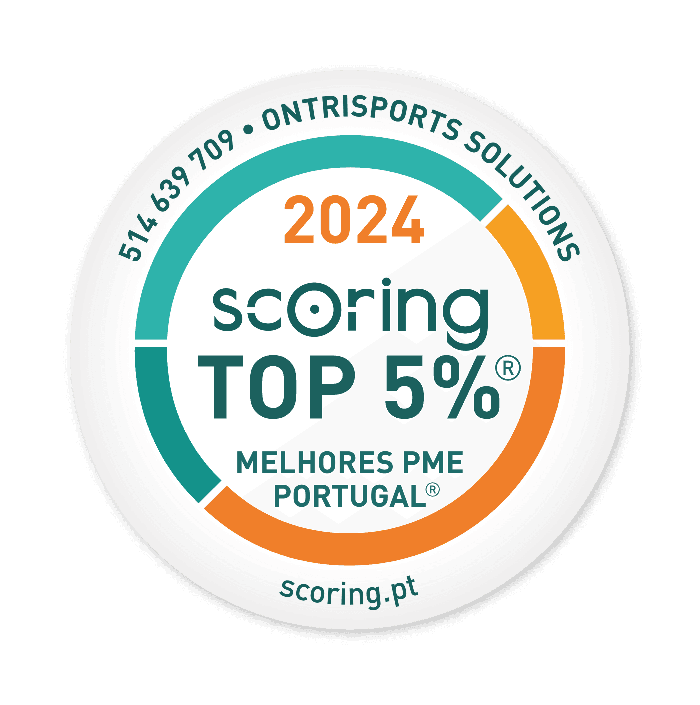 Selo TOP 5% 2024 — ONTRISPORTS SOLUTIONS, LDA