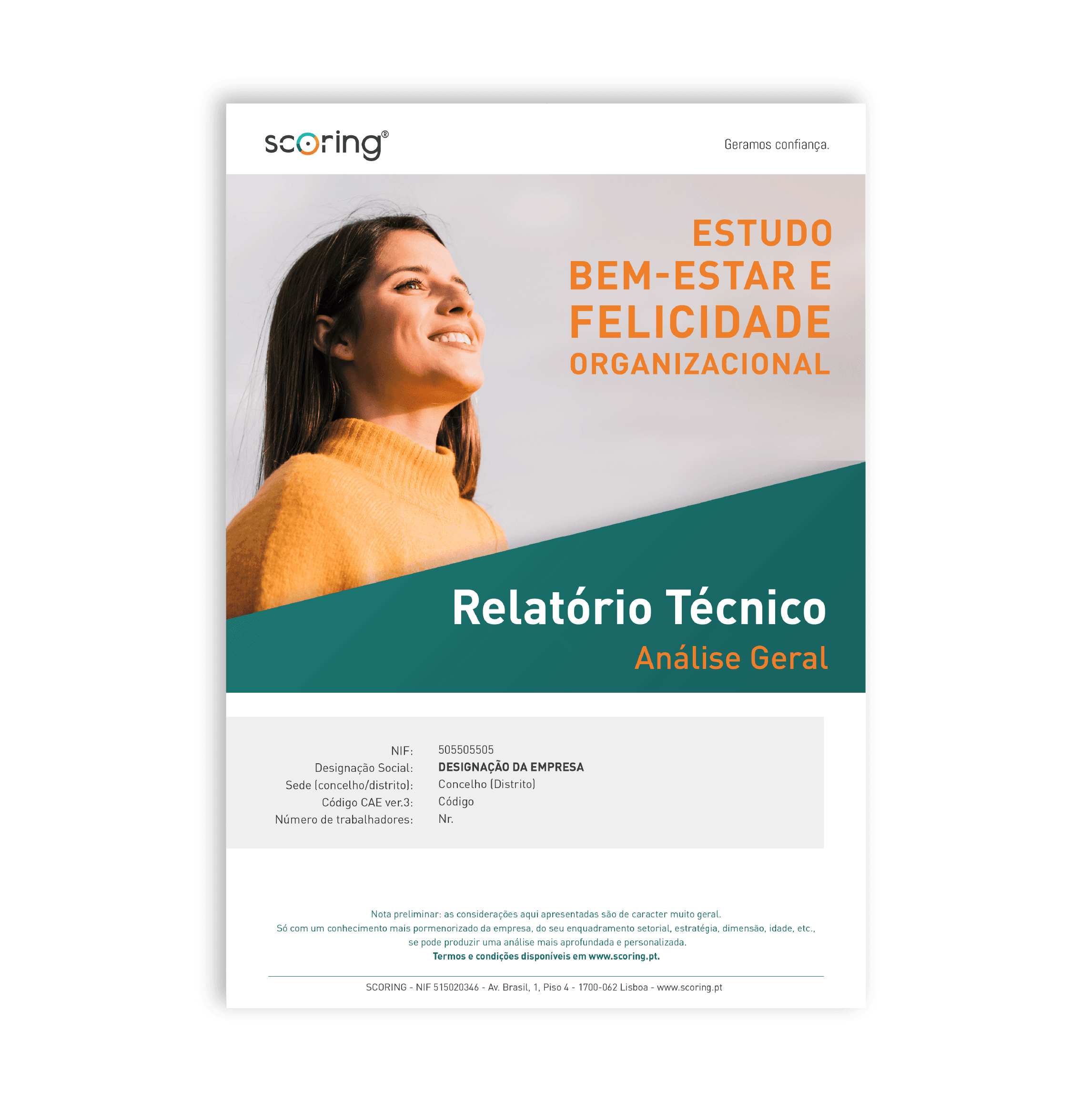 Relatório Geral do Índice de Bem-Estar e Felicidade Organizacional