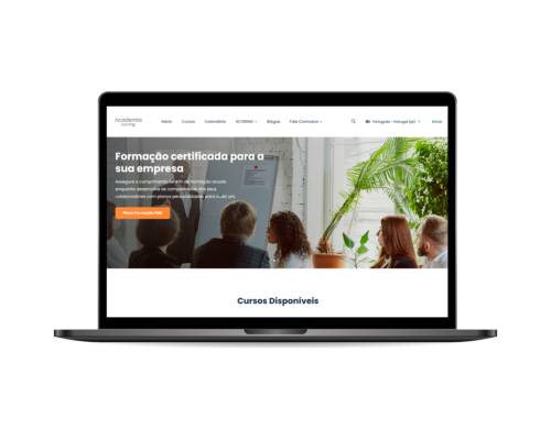 mockup pc Scoring Academia